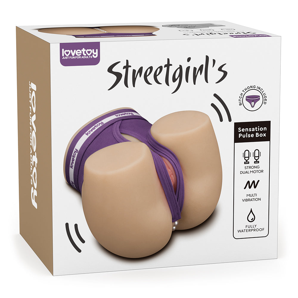 Lovetoy Streetgirls Dual Motor Sensation Pulse USB Rechargeable Vibrating Masturbator