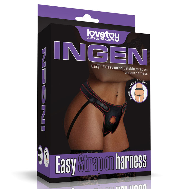 Lovetoy Ingen Easy Adjustable Strap On Harness - No Probe Included