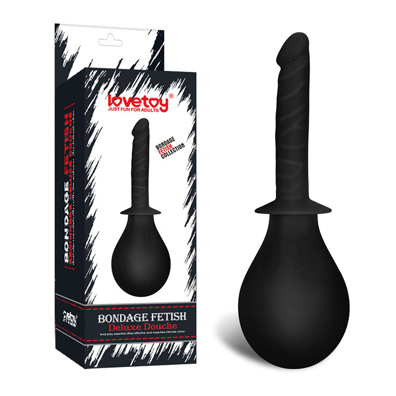 Lovetoy Bondage Fetish Deluxe Unisex Douche Black Lovetoy