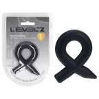 Shots Toys LEVELZ Pencil Liquid Silicone Cock Ring Black