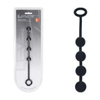 Shots Toys LEVELZ Round Silicone Anal Balls 20mm Black