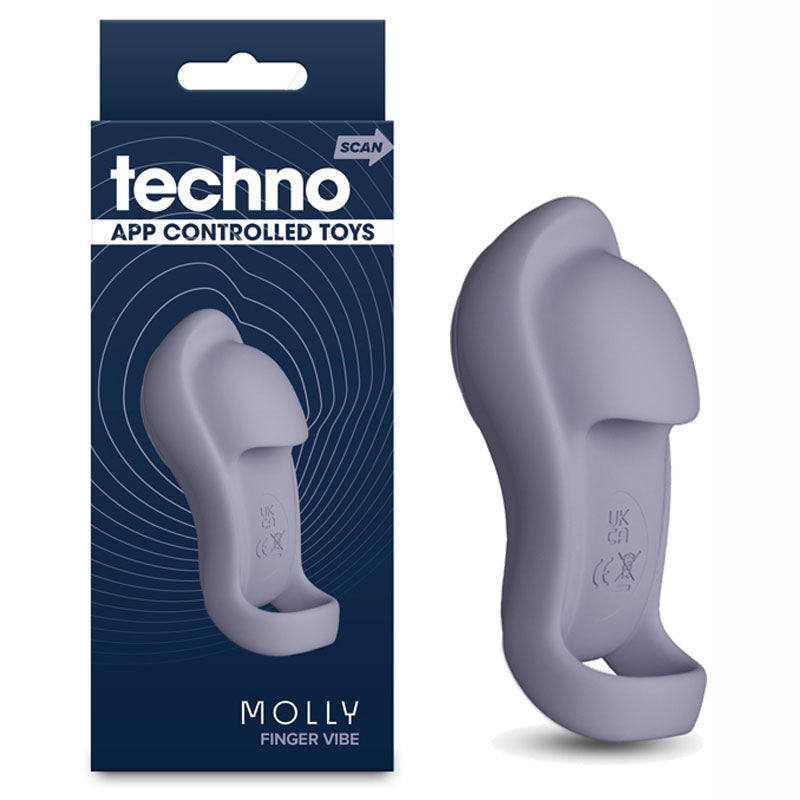 NS Novelties Techno Molly USB Rechargeable Finger Stimulator With App Control