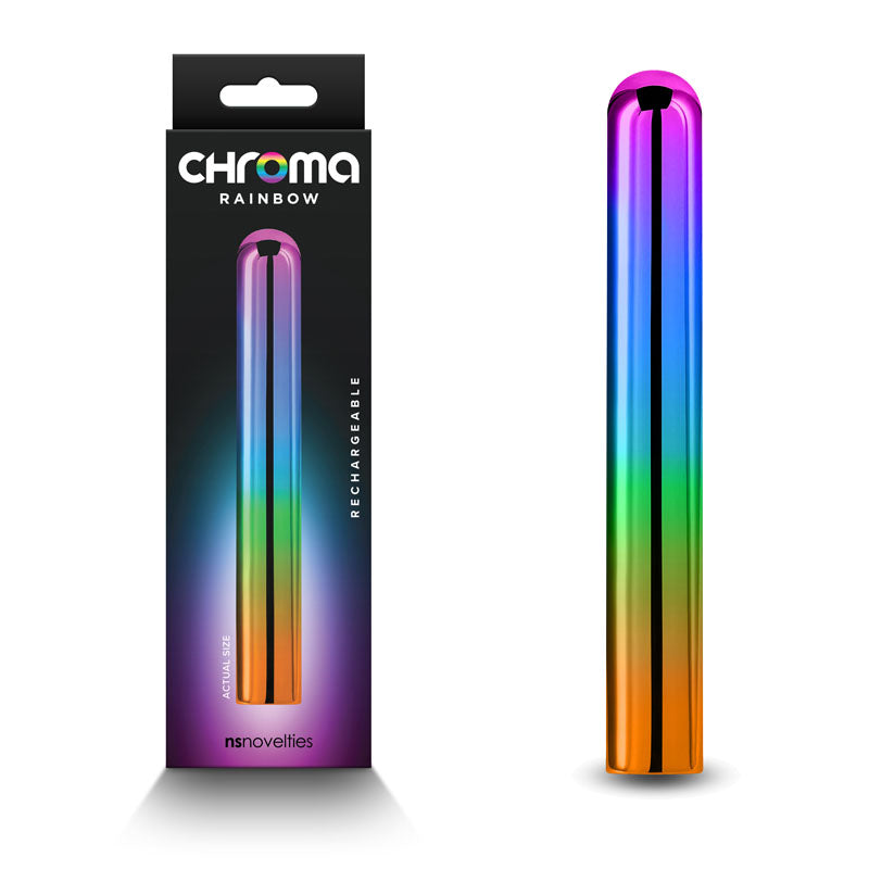 Chroma Metallic Rainbow USB Rechargeable Vibrator 13.8cm NS Novelties