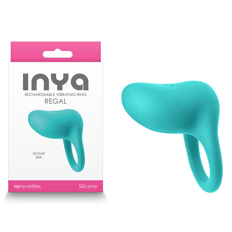 NS Novelties INYA Regal USB Rechargeable Finger Stimulator Teal NS Novelties