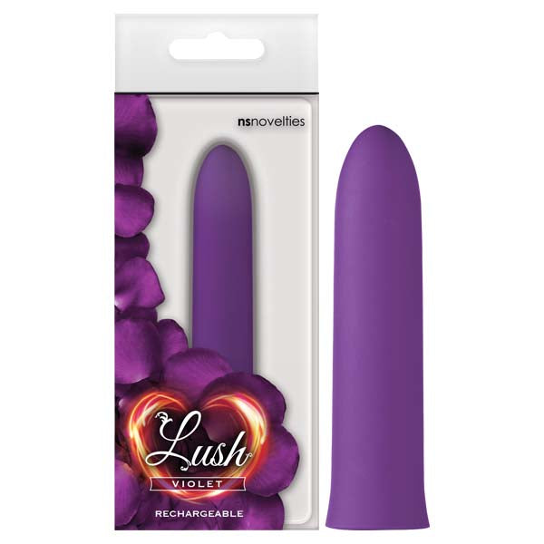 NS Novelties Lush Violet USB Rechargeable Mini Vibrator 3.7 Inch NS Novelties