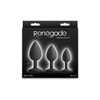 NS Novelties Renegade Triple Ace Kit Butt Plugs Set Of 3 Sizes NS Novelties