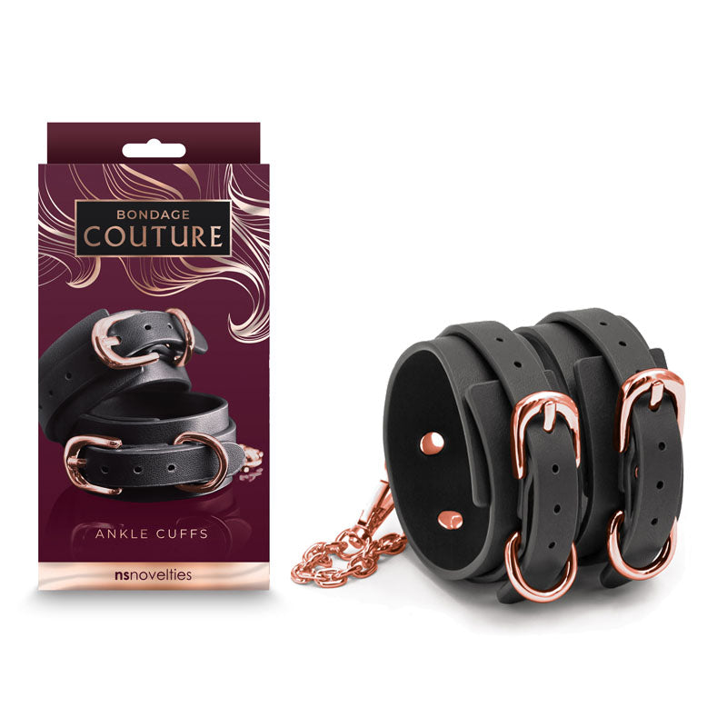 Bondage Couture Ankle Cuffs Restraints NS Novelties