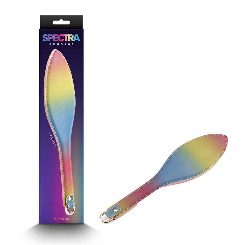 NS Novelties Spectra Bondage Paddle Rainbow