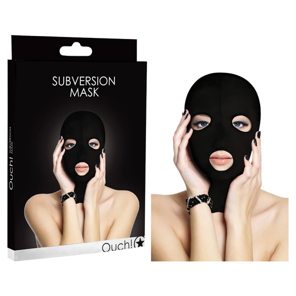 Shots Toys Ouch Subversion Hood Mask