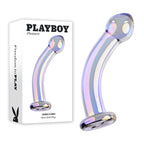 Playboy Pleasure JEWELS KING Glass Dildo 16.3cm Clear Playboy Pleasure