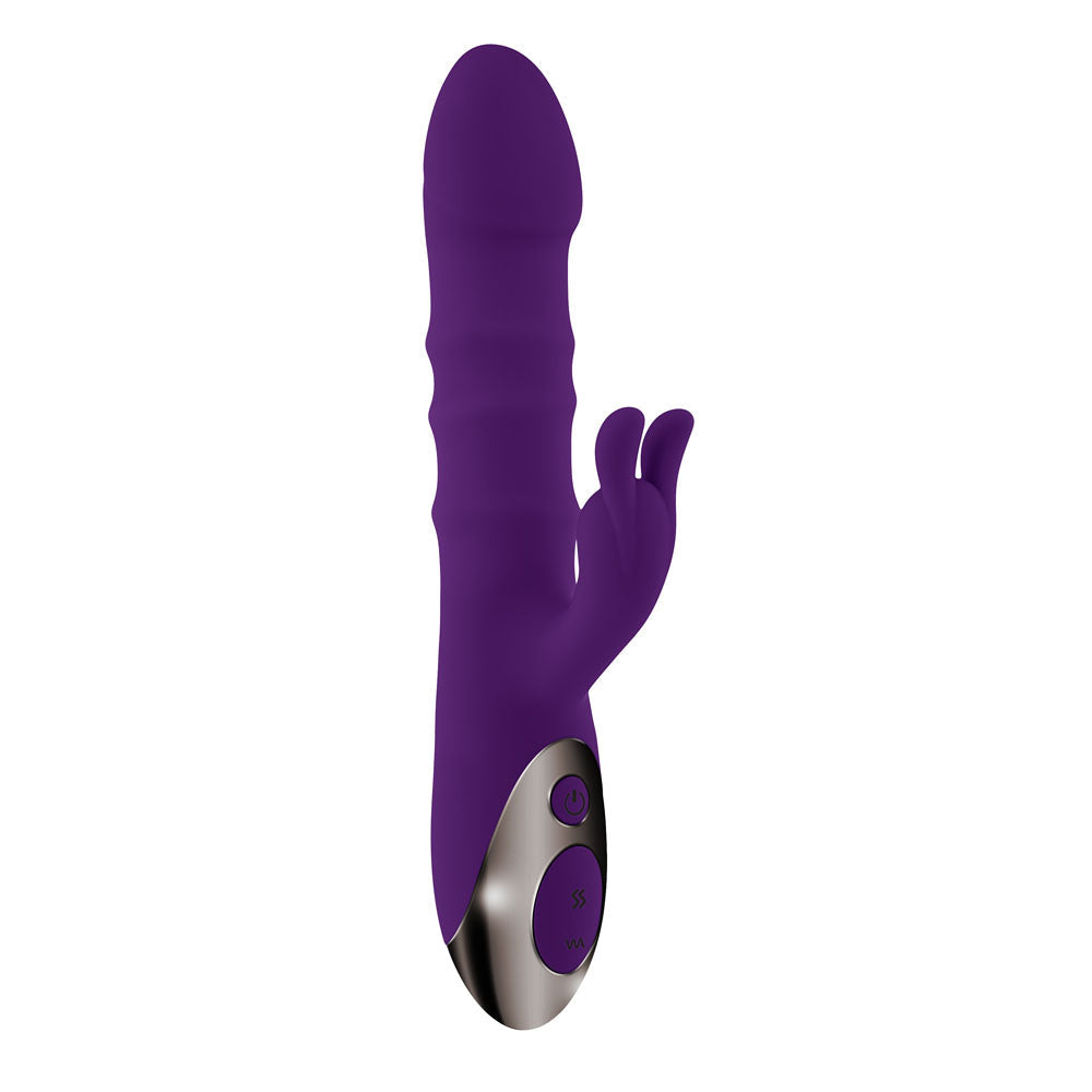 Playboy Pleasure HOP TO IT USB Rechargeable Rabbit Vibrator 23.5cm Playboy Pleasure