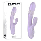 Playboy Pleasure BUMPING BUNNY USB Rechargeable Thrusting & Warming Rabbit Vibrator 22.9cm Playboy Pleasure