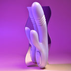 Playboy Pleasure BUMPING BUNNY USB Rechargeable Thrusting & Warming Rabbit Vibrator 22.9cm Playboy Pleasure