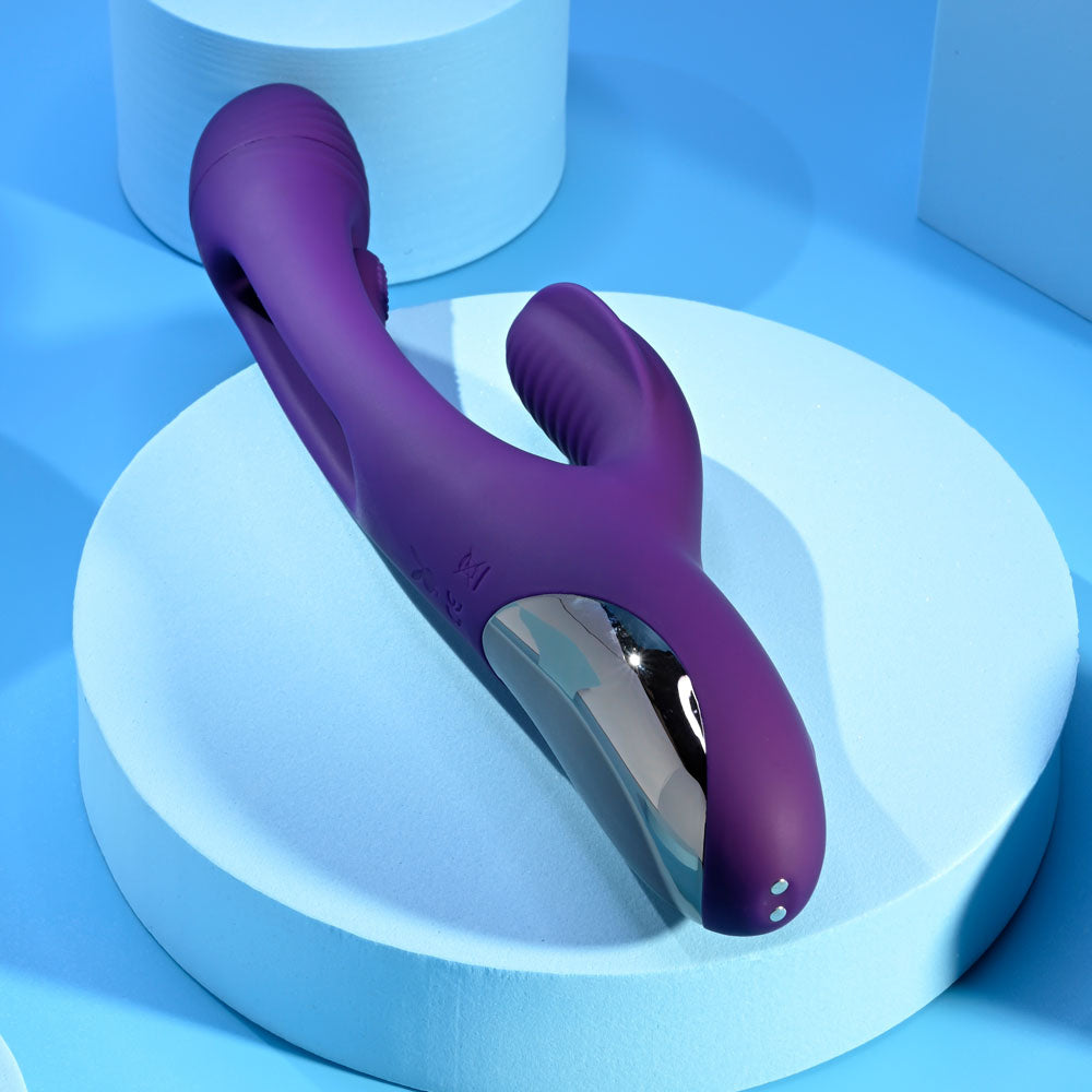 Playboy Pleasure THE THRILL USB Rechargeable Rabbit Vibrator 24.4cm Playboy Pleasure