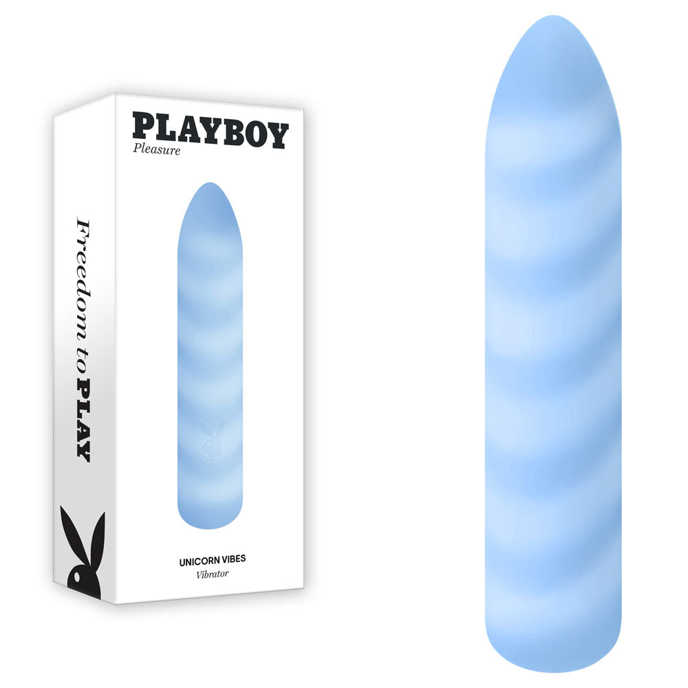 Playboy Pleasure UNICORN VIBES USB Rechargeable Bullet Vibrator 11.7cm Playboy Pleasure
