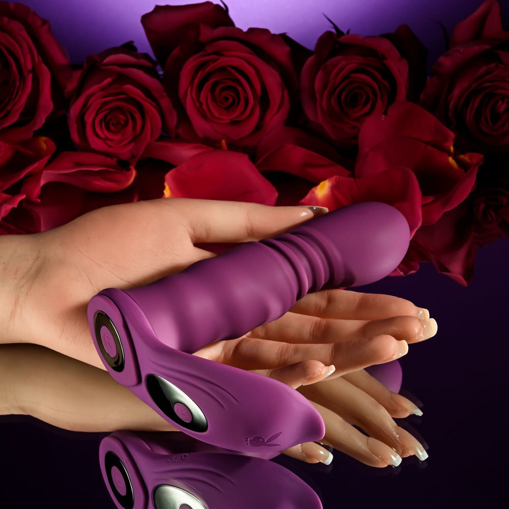 Playboy Pleasure MATCH PLAY USB Rechargeable with C Ring Attachment Playboy Pleasure