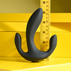 Playboy Pleasure TRIPLE THREAT USB Rechargeable Triple Probe Vibrator Playboy Pleasure