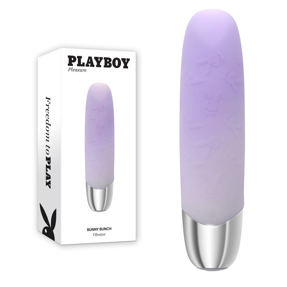 Playboy Pleasure BUNNY BUNCH USB Rechargeable Bullet Vibrator Pearl Playboy Pleasure