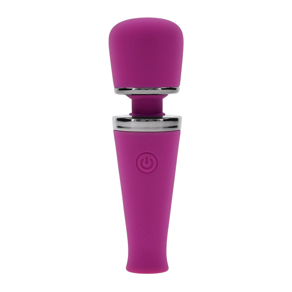 Playboy Pleasure MIC DROPUSB Rechargeable Vibrating Mini Massage Wand Playboy Pleasure