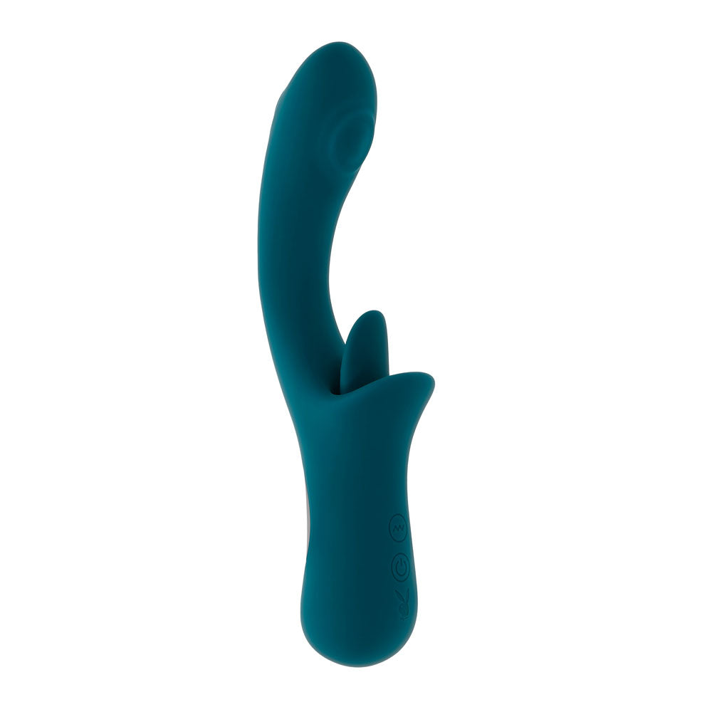 Playboy Pleasure HARMONY USB Rechargeable Vibrator With Clitoral Flicker Playboy Pleasure