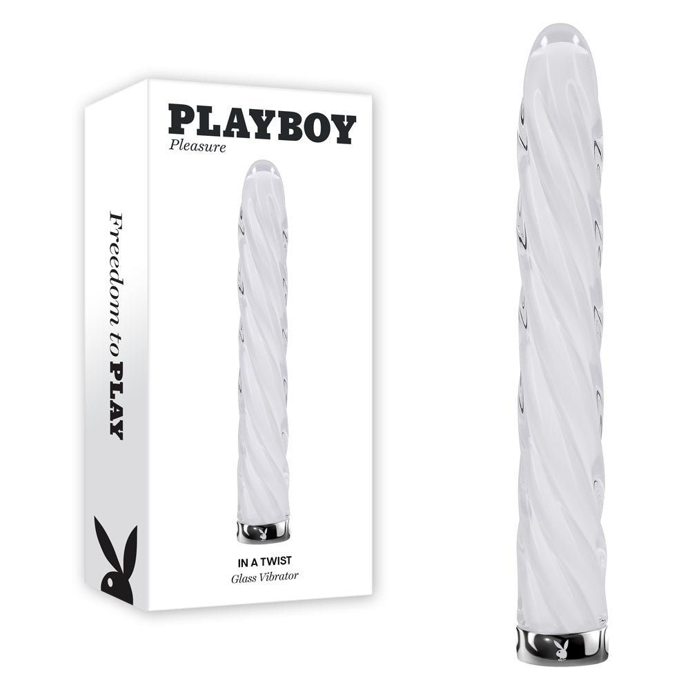 Playboy Pleasure IN A TWIST USB Rechargeable Vibrator Playboy Pleasure
