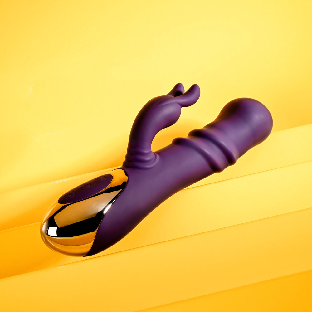 Playboy Pleasure BUNNY PUNCH USB Rechargeable Twirling Rabbit Vibrator Playboy Pleasure