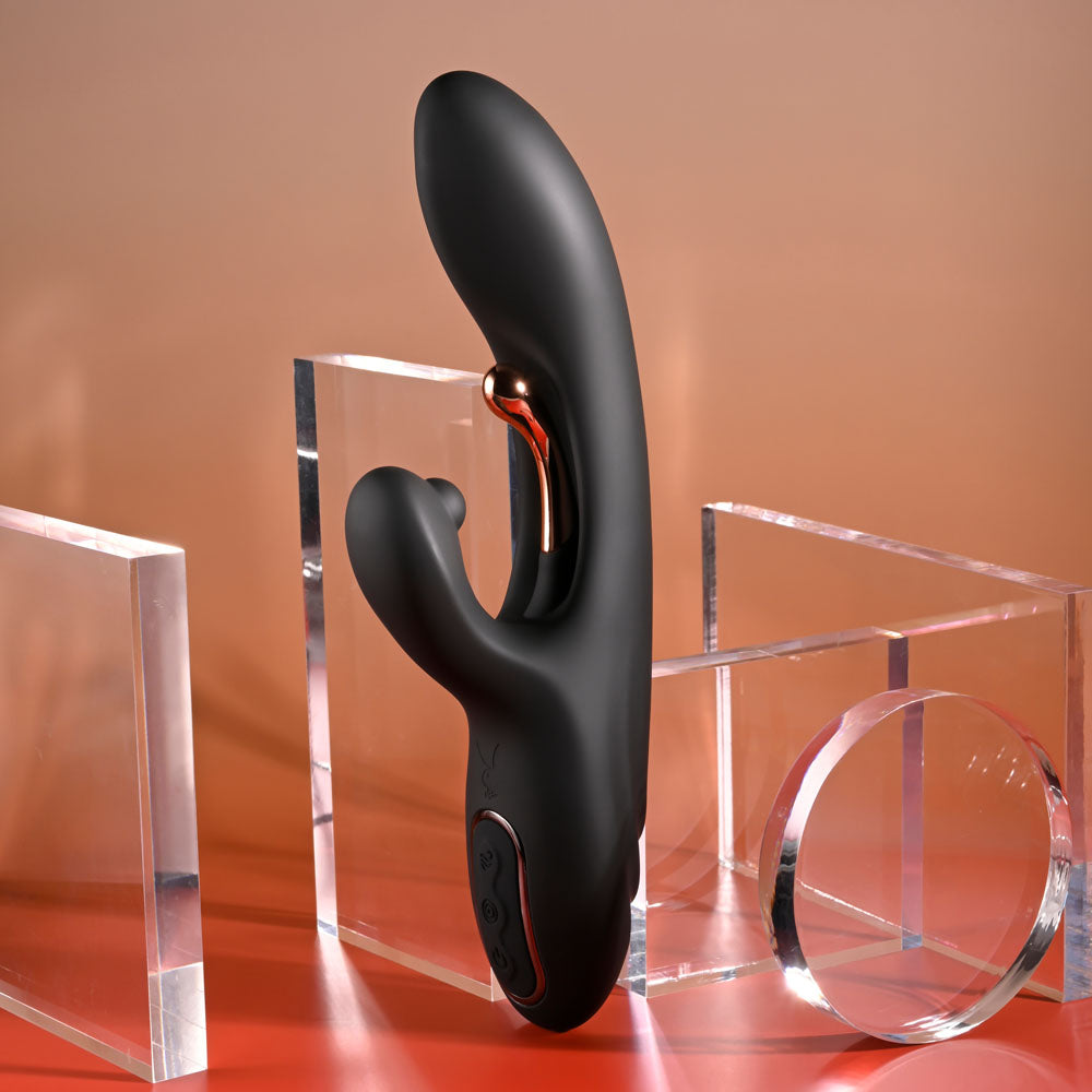 Playboy Pleasure AUREUS USB Rechargeable Rabbit Vibrator with Internal Flicker Playboy Pleasure