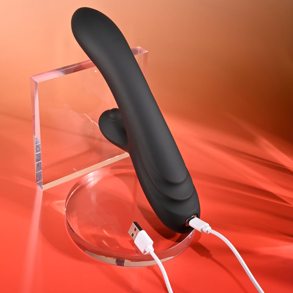 Playboy Pleasure AUREUS USB Rechargeable Rabbit Vibrator with Internal Flicker Playboy Pleasure