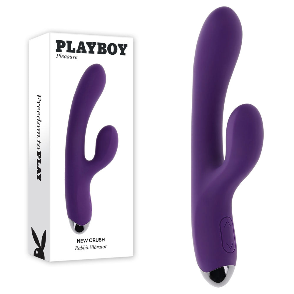 Playboy Pleasure NEW CRUSH USB Rechargeable Rabbit Vibrator Playboy Pleasure