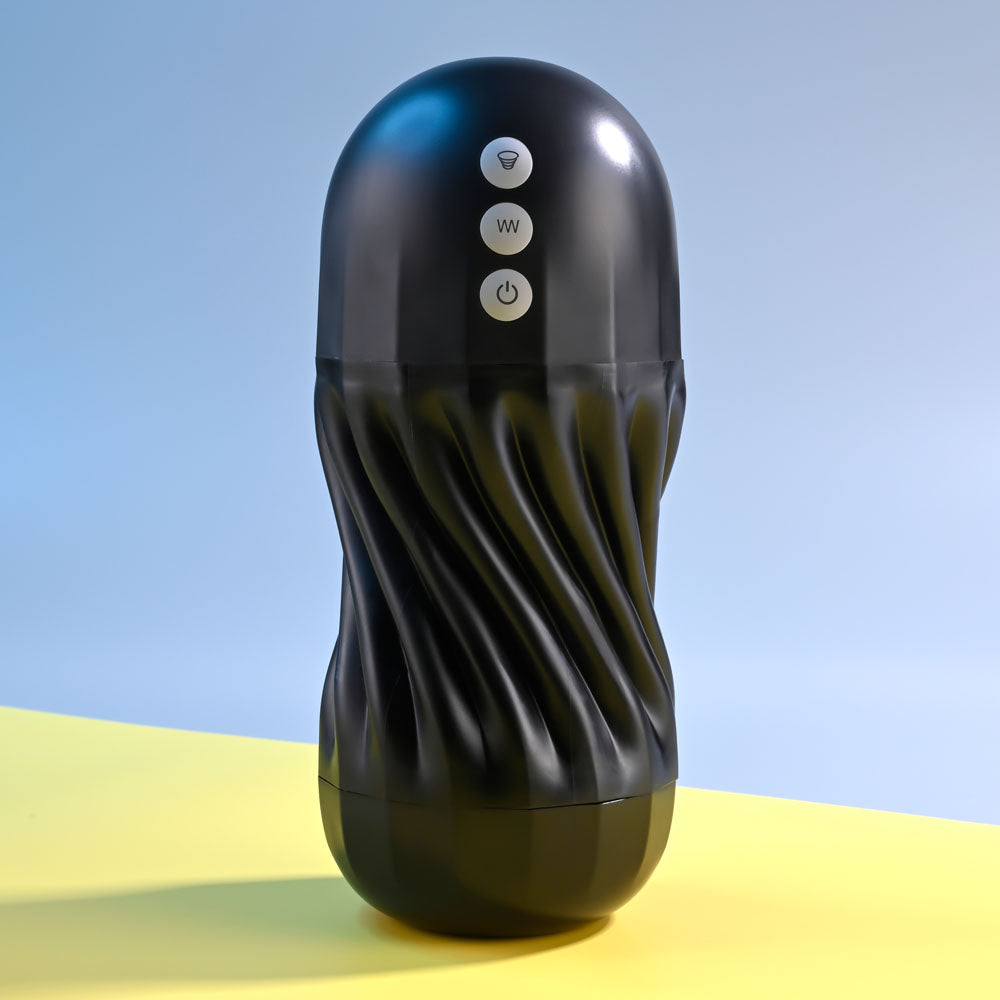 Playboy Pleasure SOLO USB Rechargeable Vibrating & Sucking Stroker Playboy Pleasure