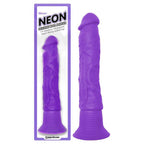 Pipedream Neon Silicone Wall Banger Vibrating Dong With Suction Cup Base 6 Inch Pipedream