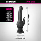Fetish Fantasy Series Pogo Thruster USB Rechargeable Gyrating Rabbit Vibrator Pipedream