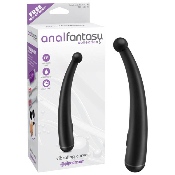 Pipedream Anal Fantasy Collection Vibrating Curve Anal Vibrator 6.75 Inch Pipedream