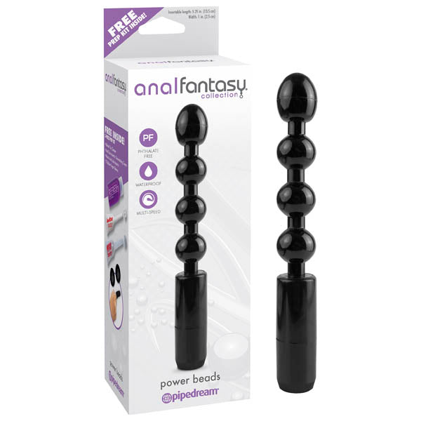Pipedream Anal Fantasy Collection Power Beads Vibrating Anal Cord 4.75 Inch Pipedream