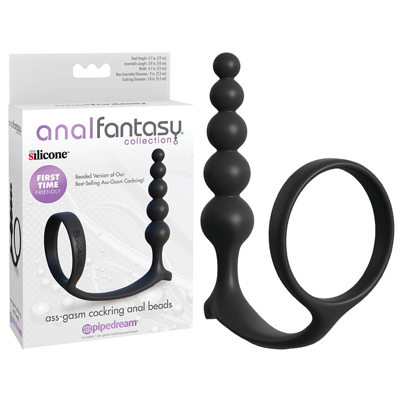 Pipedream Anal Fantasy Collection Ass Gasm Cock Ring With Anal Plug Pipedream