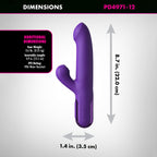 Fantasy For Her Super SoniX Thruster USB Rechargeable Thrusting Rabbit Vibrator Pipedream