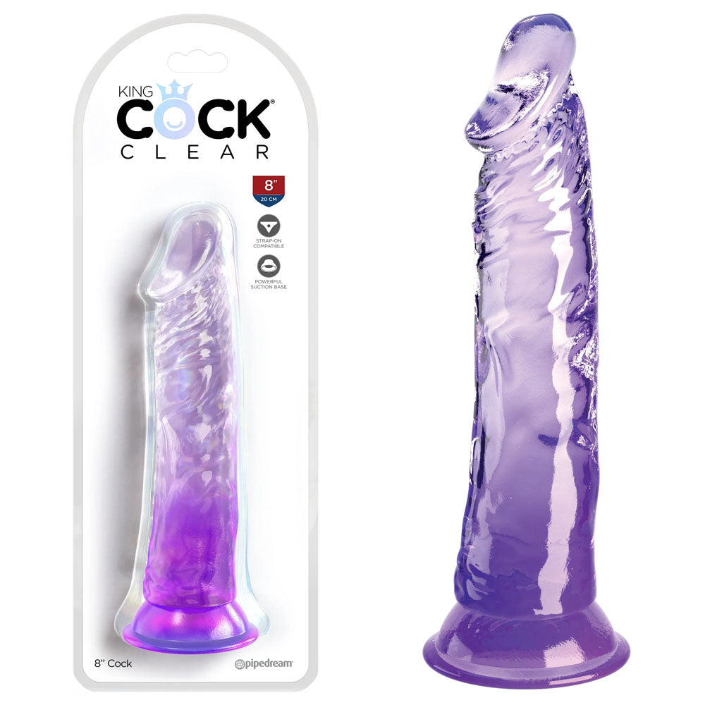 Pipedream King Cock Clear Cock Dong 8 Inch Pipedream