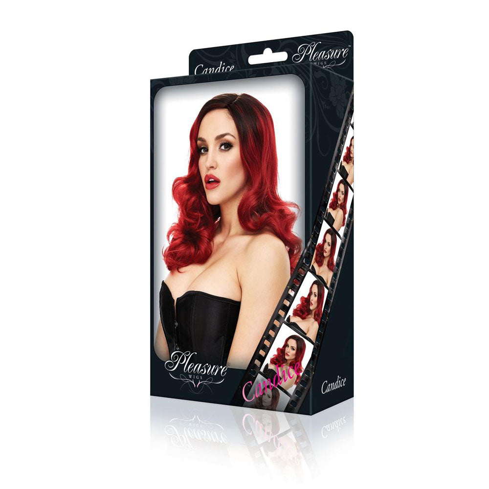 Xgen Products PLEASURE WIGS Candice Wig Red / Black Xgen Products