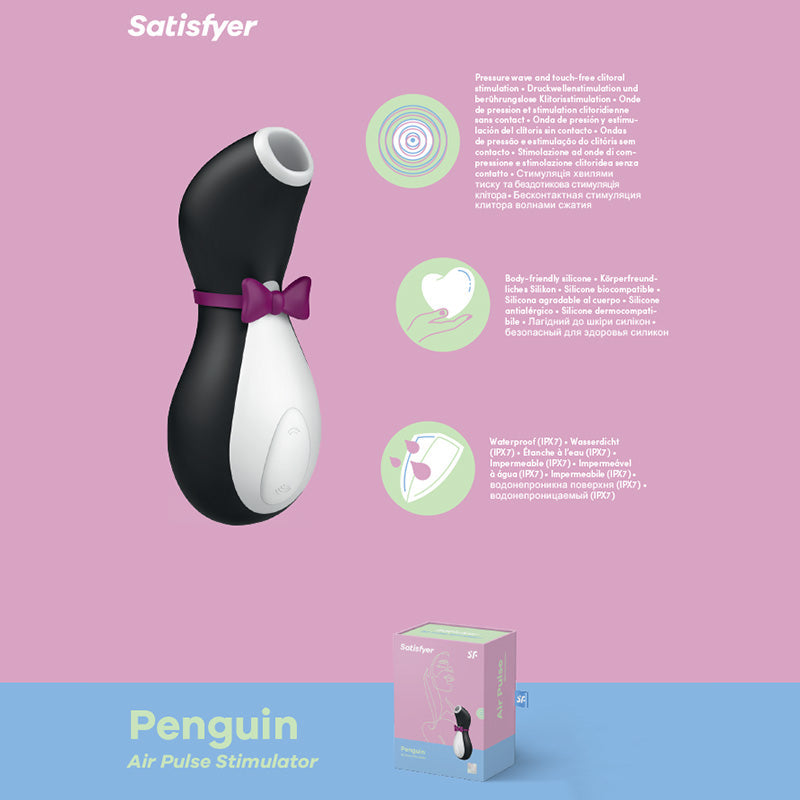 Satisfyer Penguin Touch Free USB Rechargeable Clitoral Stimulator Satisfyer