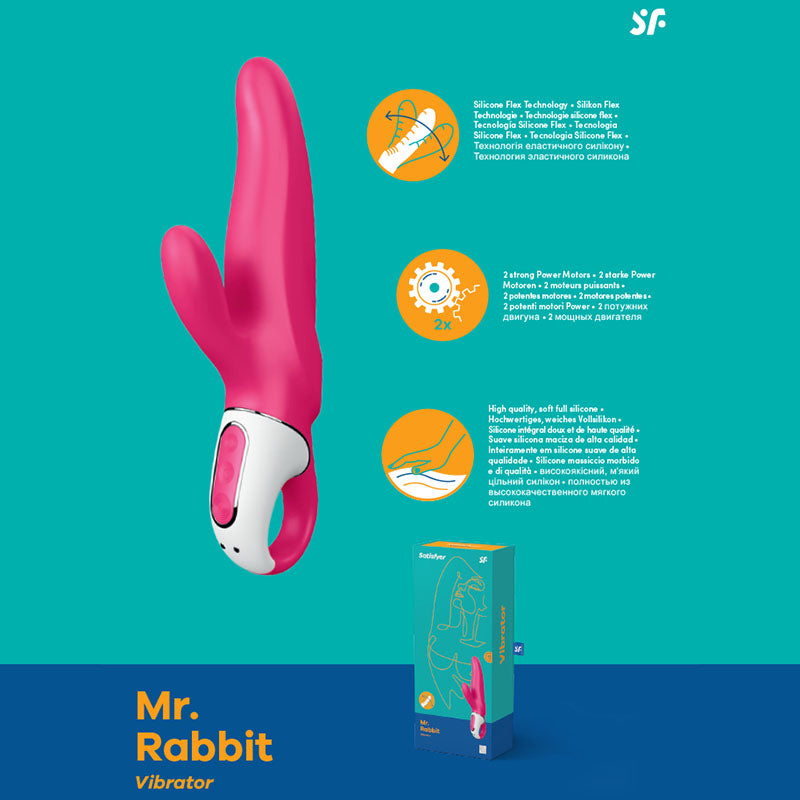 Satisfyer Vibes Mister Rabbit USB Rechargeable Rabbit Vibrator Satisfyer