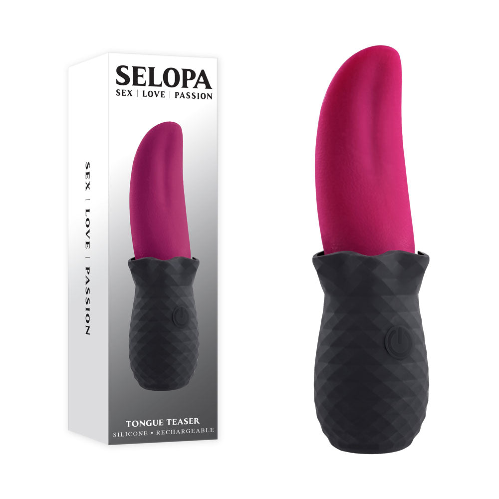 Selopa TONGUE TEASER  USB Rechargeable Vibrating Tongue Stimulator Selopa