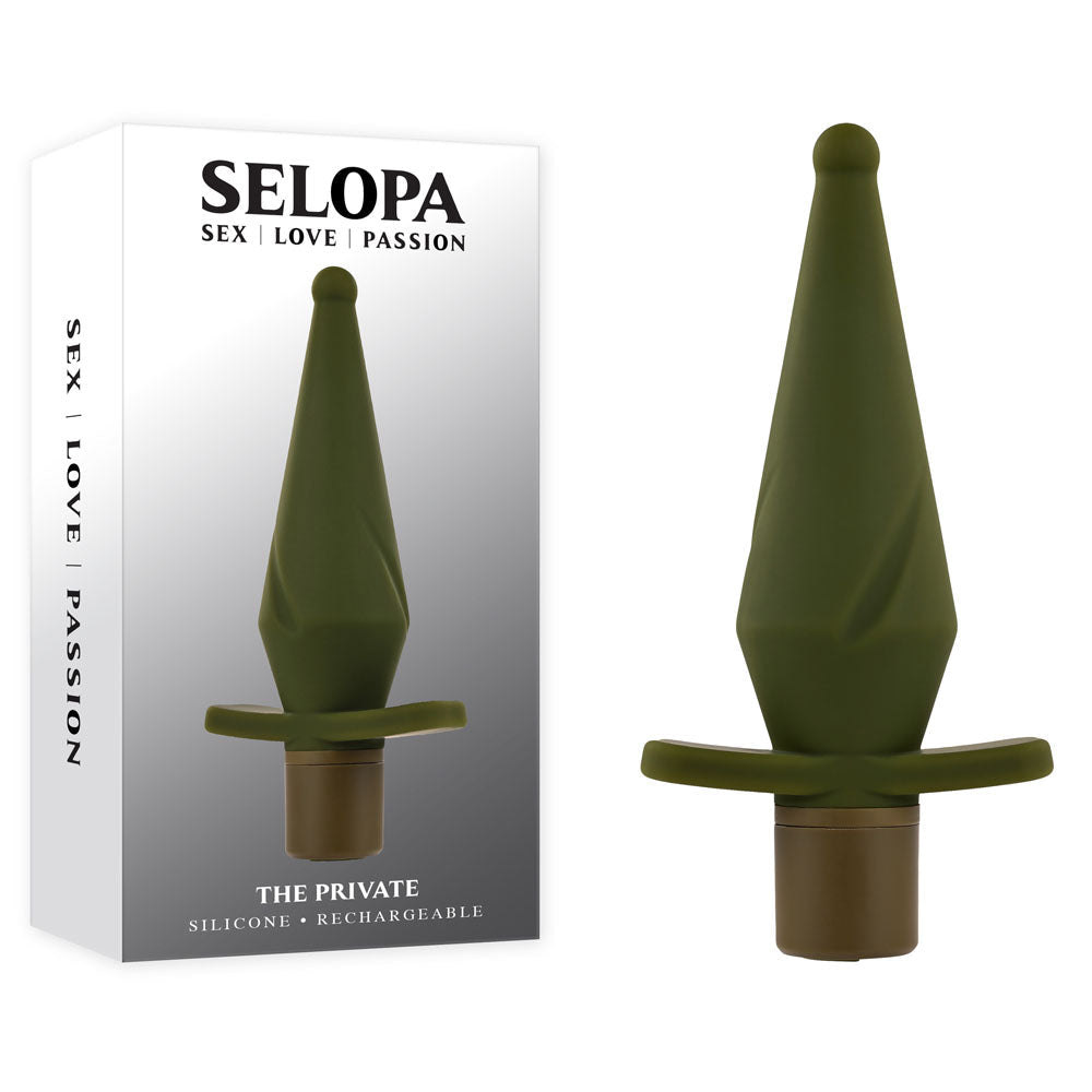 Selopa THE PRIVATE USB Rechargeable Vibrating Butt Plug Selopa