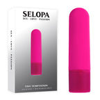 Selopa TINY TEMPTATION USB Rechargeable Bullet Vibrator Pink Selopa