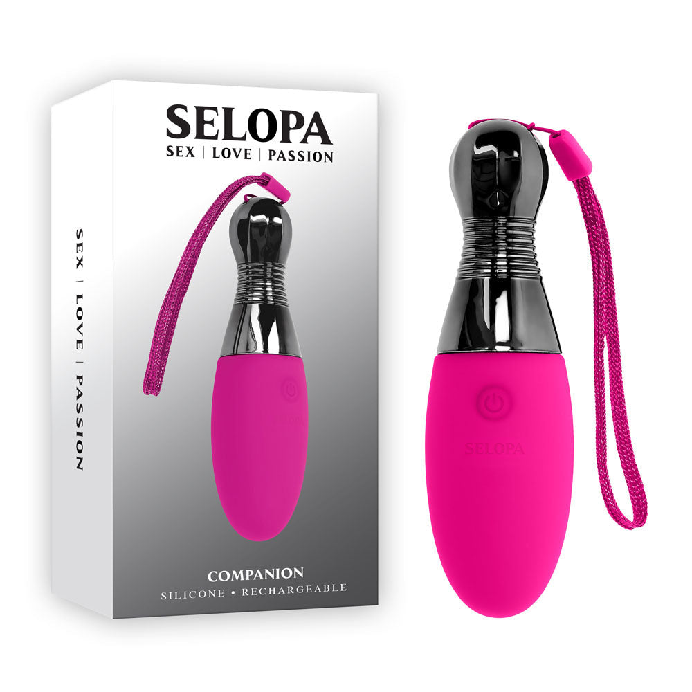 Selopa COMPANION USB Rechargeable Vibrating Egg Vibrator 11.9cm Selopa