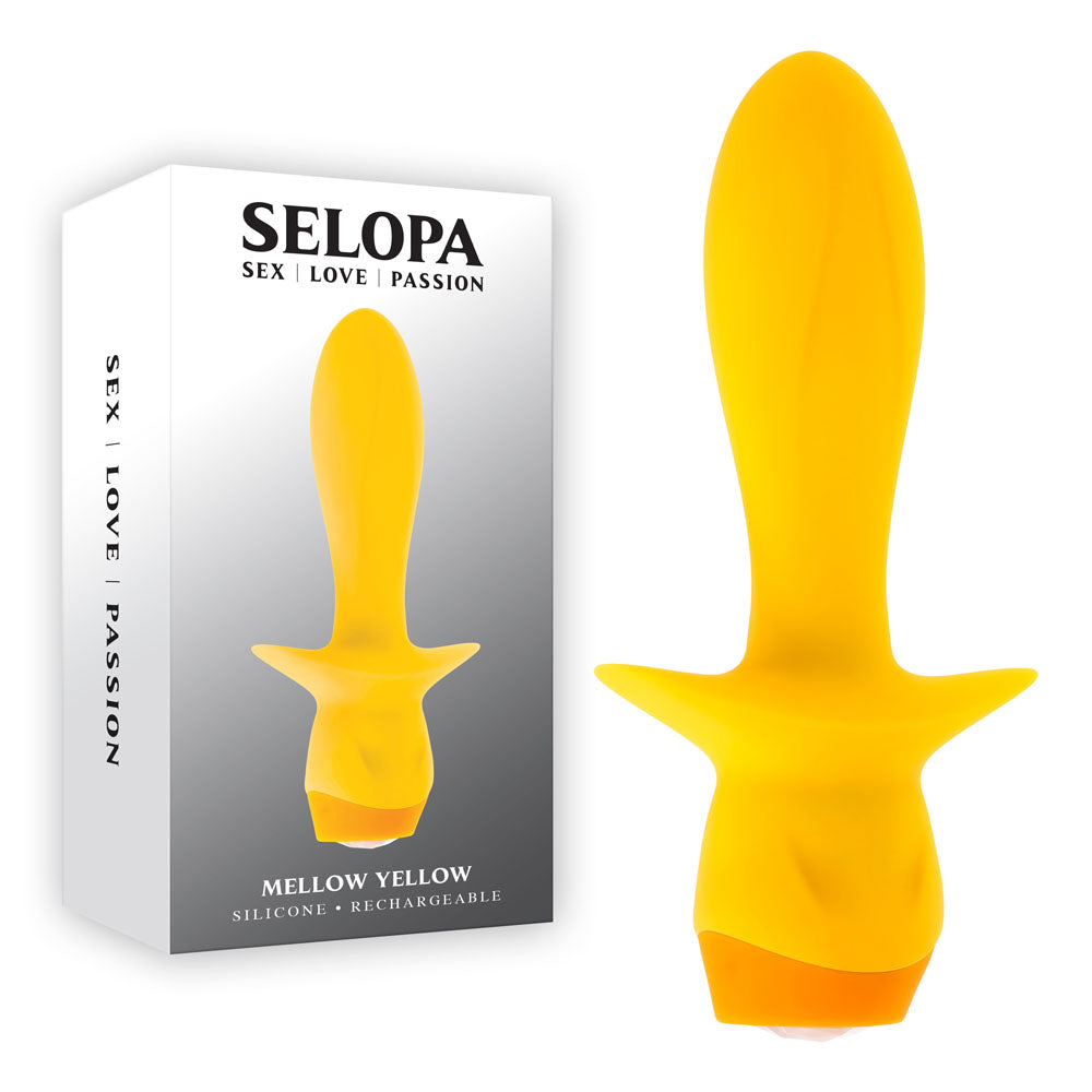 Selopa MELLOW YELLOW USB Rechargeable Vibrating Anal Plug Selopa