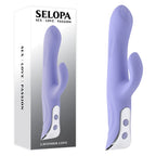 Selopa Evolved LAVENDER LOVE USB Rechargeable Rabbit Vibrator 23.3cm Purple