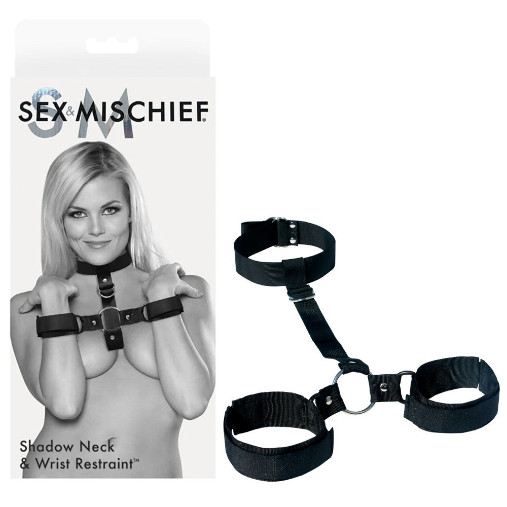 Sportsheets Sex & Mischief Shadow Neck & Wrist Restraint
