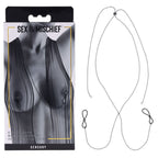 Sportsheets S&M Exs & Ohs Body Jewelry With Nipple Ties