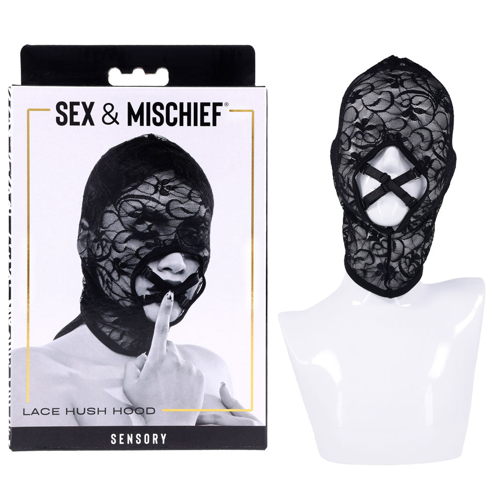 Sportsheets Sex & Mischief Lace Hush Hood Hood Sportsheets