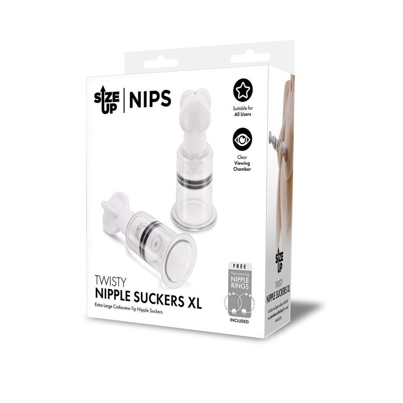 Xgen Products Size Up Twisty Nipple Suckers Set of 2 XL Xgen Products